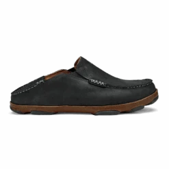 OluKai Moloā - Black / Toffee 10 OluKai Moloā - Black / Toffee -OluKai Sandal Store 10128 4033 002 M Moloa Black