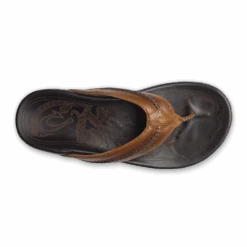 OluKai Mea Ola - Tan / Dark Java -OluKai Sandal Store 10138 3448 004 M MeaOla TanDkj