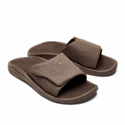 OluKai Nalu Slide - Dark Java -OluKai Sandal Store 10332 4848 003 M NaluSlide DkjDkj