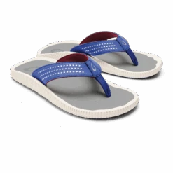 OluKai Ulele - Cobalt / Sharkskin -OluKai Sandal Store 10435 5RGW 003 M Ulele Cobalt Sharkskin