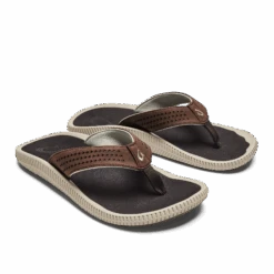 OluKai Ulele - Dark Wood 10 OluKai Ulele - Dark Wood -OluKai Sandal Store 10435 6363 003 M Ulele DkwDkw