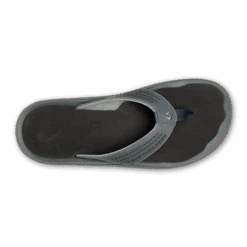 OluKai Ulele - Dark Shadow / Black -OluKai Sandal Store 10435 6C40 004 M Ulele DksBlk