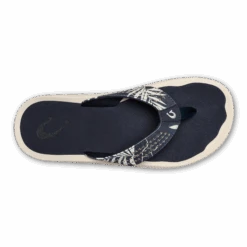 OluKai Ulele - Trench Blue / Aloha -OluKai Sandal Store 10435 DEHA 004 M Ulele TrenchBlueAloha
