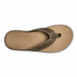 OluKai Tuahine - Hunter / Golden Sand -OluKai Sandal Store 10465 HGGS 004 M Tuahine HunterGoldenSand