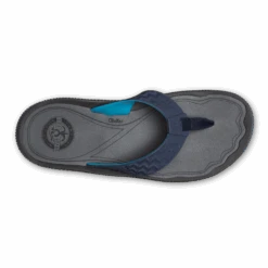 OluKai ‘Awiki - Trench Blue / Pavement -OluKai Sandal Store 10506 DEPV 004 M Awiki TrenchBluePavement