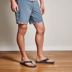 OluKai ‘Awiki - Trench Blue / Pavement -OluKai Sandal Store 10506 DEPV 102 M AWIKI TrenchBluePavement