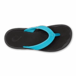 OluKai ‘Ohana - Turquoise / Onyx -OluKai Sandal Store 20110 9ROX 004 W Ohana TurquioseOnyx