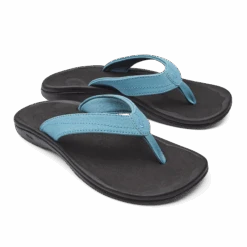 OluKai ‘Ohana - Blue Mist / Black -OluKai Sandal Store 20110 NM40 003 W Ohana BlmstBlk