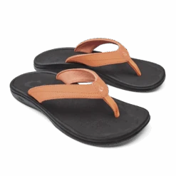 OluKai ‘Ohana - Shell Coral / Black -OluKai Sandal Store 20110 VL40 003 W Ohana ShellCoralBlk