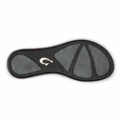 OluKai Ho‘ōpio Leather - Silver / Charcoal -OluKai Sandal Store 20290 2K26 005 W HoopioLeather SlvChr