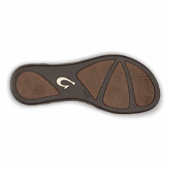 OluKai Ho‘ōpio Leather - Bubbly / Dark Java -OluKai Sandal Store 20290 FA48 005 W HoopioLeather BubDkj