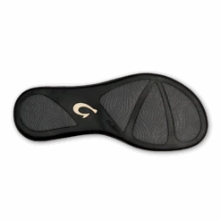 OluKai Ho‘ōpio - Petal Pink Metallic / Black -OluKai Sandal Store 20294 NK40 005 W Hoopio PepmBlk