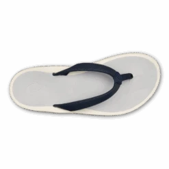 OluKai Pī‘oe - Trench Blue / Mist Grey -OluKai Sandal Store 20443 DEDW 004 W Pioe TbluMgrey