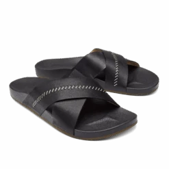 OluKai Kīpe‘a ‘Olu - Black -OluKai Sandal Store 20460 4040 003 W KipeaOlu BlkBlk