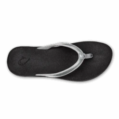 OluKai Puawe - Silver / Black 10 OluKai Puawe - Silver / Black -OluKai Sandal Store 20498 2K40 004 W Puawe SilBlk