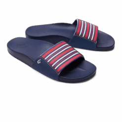 OluKai Kīpuni - Trench Blue / Stripe 11 OluKai Kīpuni - Trench Blue / Stripe -OluKai Sandal Store 20508 DEZP 003 W Kipuni Trench Blue Stripe