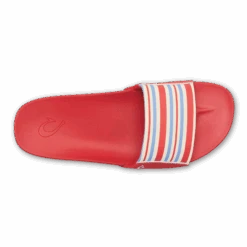 OluKai Kīpuni - Lehua Flower / Stripe -OluKai Sandal Store 20508 LFZP 004 W Kipuni Lehua Flower Stripe