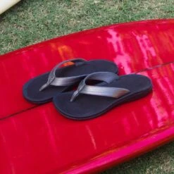 OluKai ‘Ohana - Pewter / Black -OluKai Sandal Store W Ohana 1